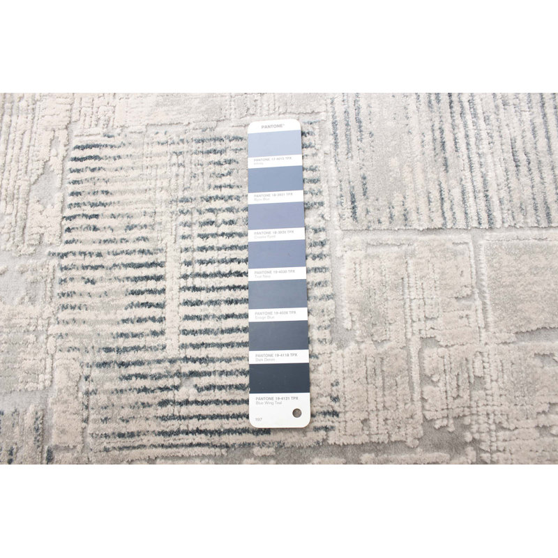 Abstract Indoor Rug, Rectangle 3'11" x 5'11"