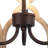 Gatlin 14" W 3-Light Metal and Wood Drum Chandelier