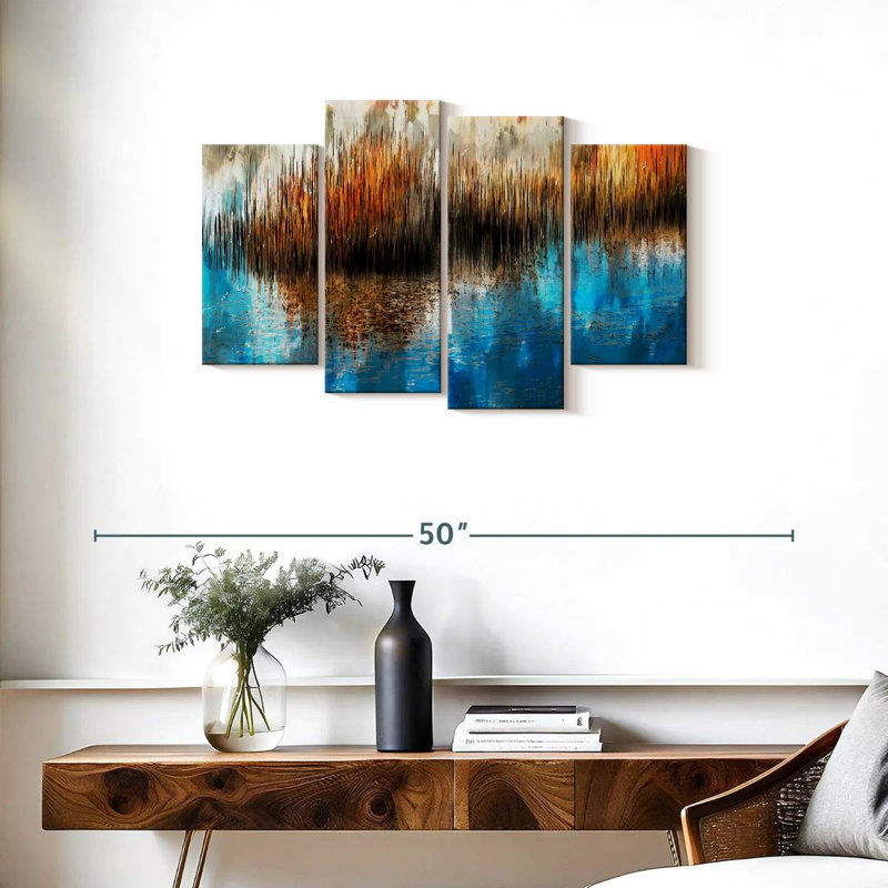 Avery Swamp Dynamic Abstract, 22" H x 36" W