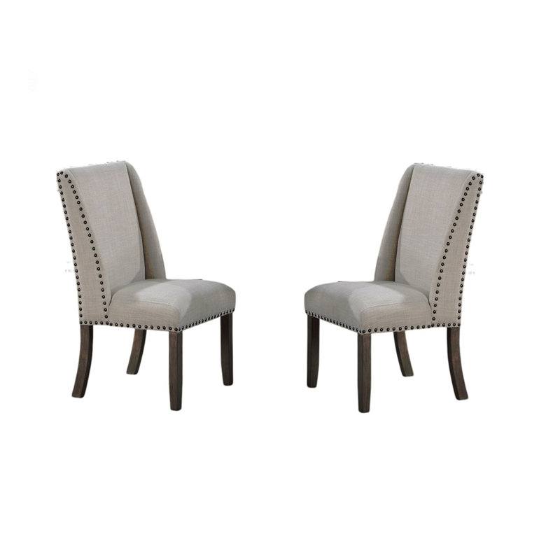 Chaises d'appoint traditionnelles 2Pc rembourrées