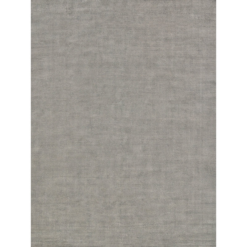 Duo Hand-Loomed Wool/Synthetic Brown Area Rug, Rectangle 2' x 3'