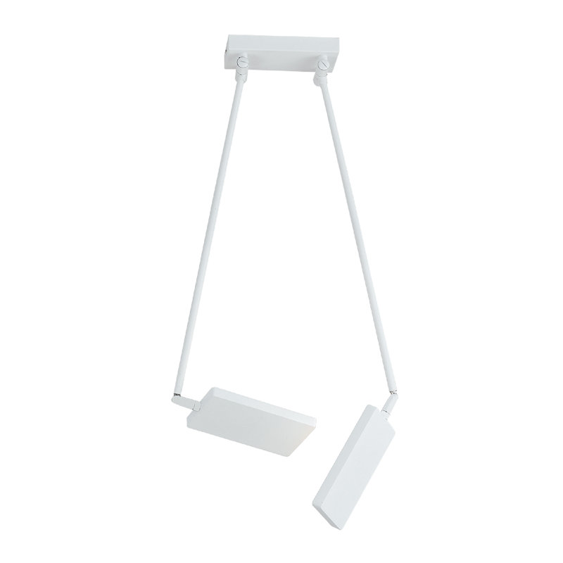 Burlie 1-Light 39cm LED Integrated Flush Mount, Dark Grey
