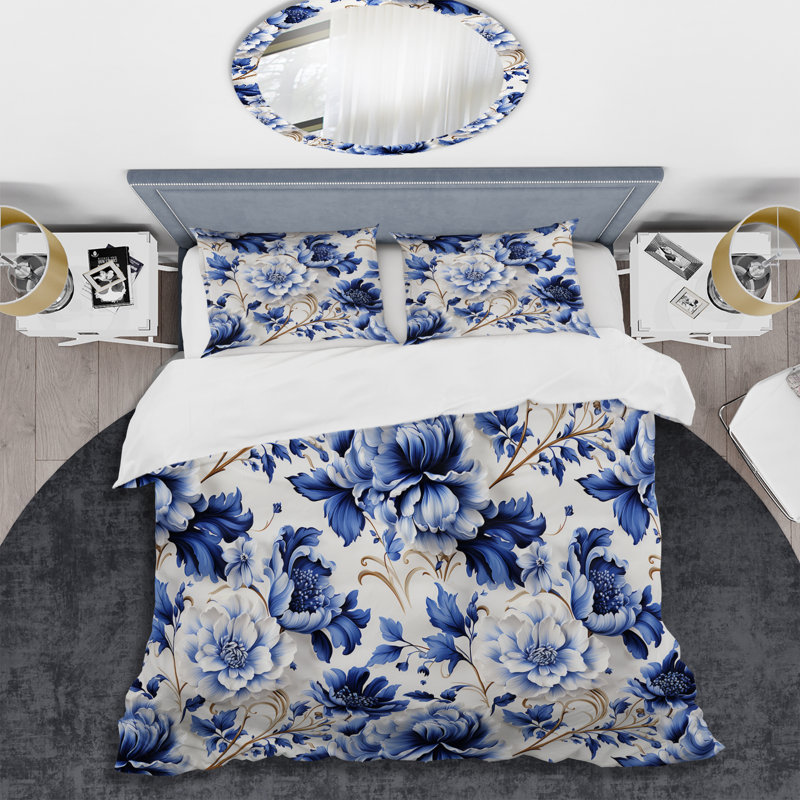 Ensemble de housse de couette Barriffe, Housse de couette pour très grand lit et 2 très