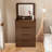 3 in 1 Vanity Desk with Plip Top Mirror and 3 Drawers