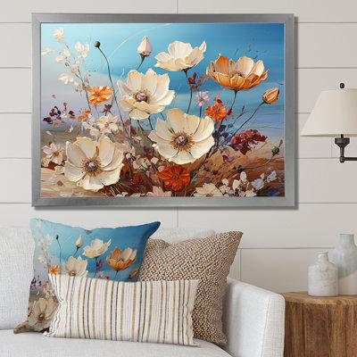 " White Wildflowers Farmhouse Charm "