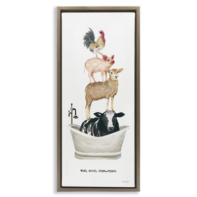 Wash Scrub Rinse Animals