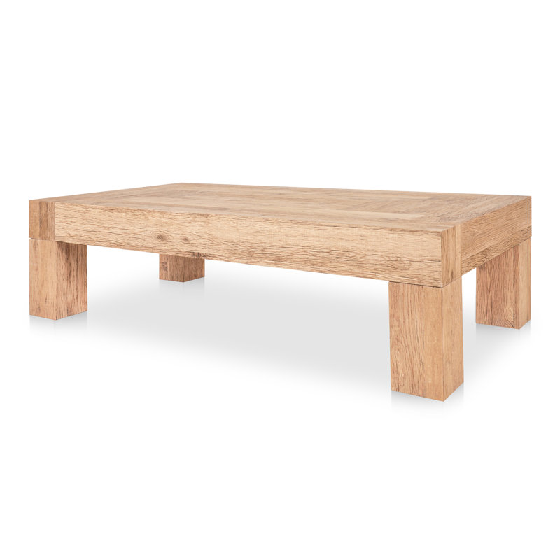 Table basse Adams chêne rectangulaire vieilli