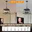 4- Vintage - Fixture For Dining Room Kitchen Living With Adjustable Chain