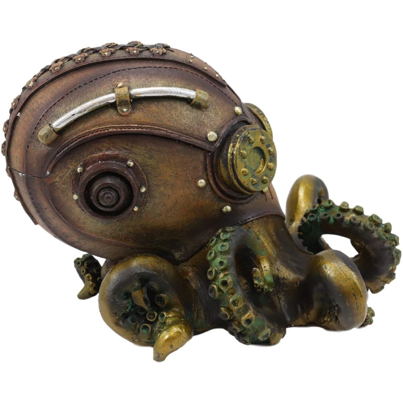 Boîte à bijoux octopus steampunk