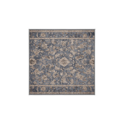 Machine Washable Gray Area Rug