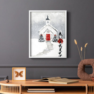 Soft Silent Night Framed Print - Solid Wood