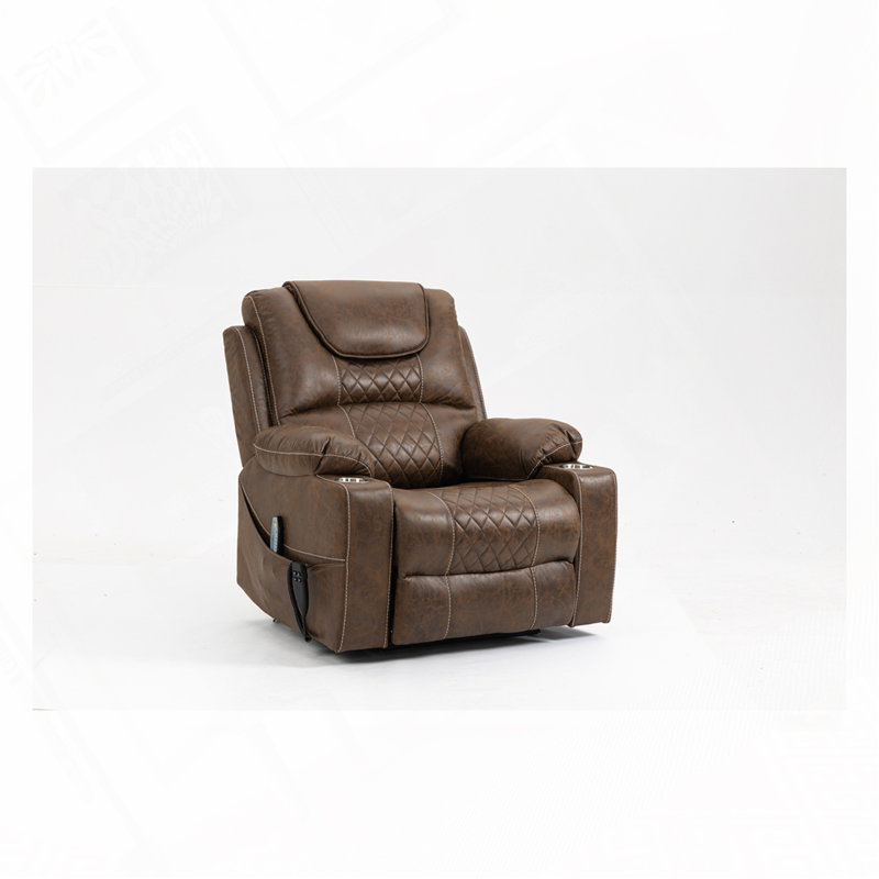 Fauteuil inclinable électrique avec porte-gobelets