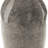 Rock 12 Inch Flower Vase, Decorative Thin Neck, High Gloss Gray Finish