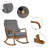 Upholstered Rocking Chair-1029475109