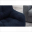 Fauteuil à billes bleu foncé de style moderne avec housse souple, pour un usage intérieur Tissu antidérapant ergonomique