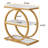 Marquille 3-Tier Manufactured Wood and Metal End Table with Round Frame -1111686842