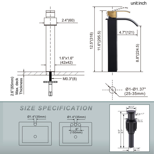 Dimensions du produit