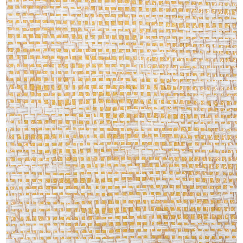 Open Paperweave Wallpaper, Straw