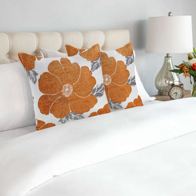 Darionte Floral Square Throw Cushion