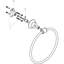 AXOR Montreux Wall Mounted Towel Ring-11080926