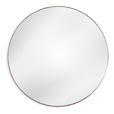 Nieves Metal Round Wall Mirror