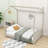 Bussell Tufted Upholstered Canopy Platform Bed-1953143271-1953143270