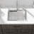 25"L x 22"W Drop In Kitchen Sink Workstation Stainless Steel Kitchen Bar Sink with Two Faucet Hole