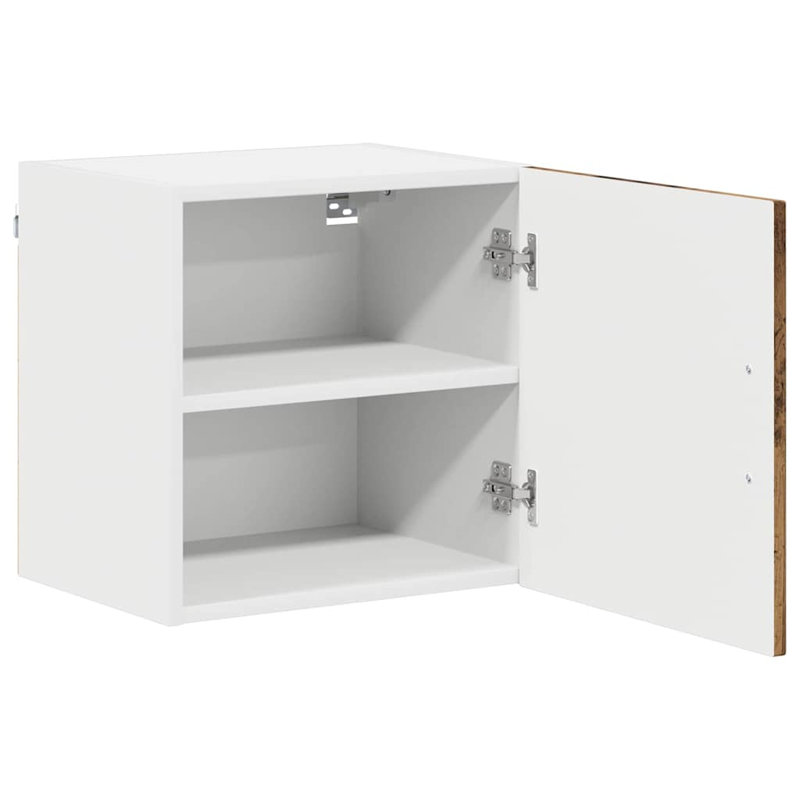 Vidaxl Kitchen Wall Cabinet Black 40 X 31 X 40 Cm Engineered Wood, Old Wood, 40cm H x 40cm W x 31cm D