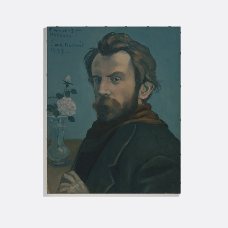Self Portrait Of Emile Bernard Print by Emile Bernard