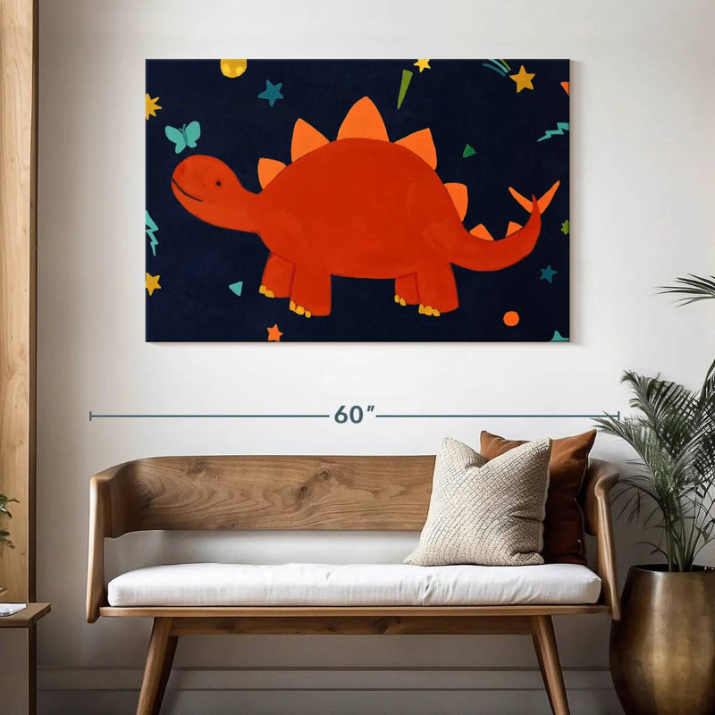 Brampt Starry Dinos I, 32" H x 48" W