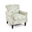 Iliana Traditional Upholstered Rococo Green Cotton Blend Armchair with Nailhead Trim-1529129636
