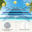 Parasol de plage 6 pi 6 po Missie-275927827