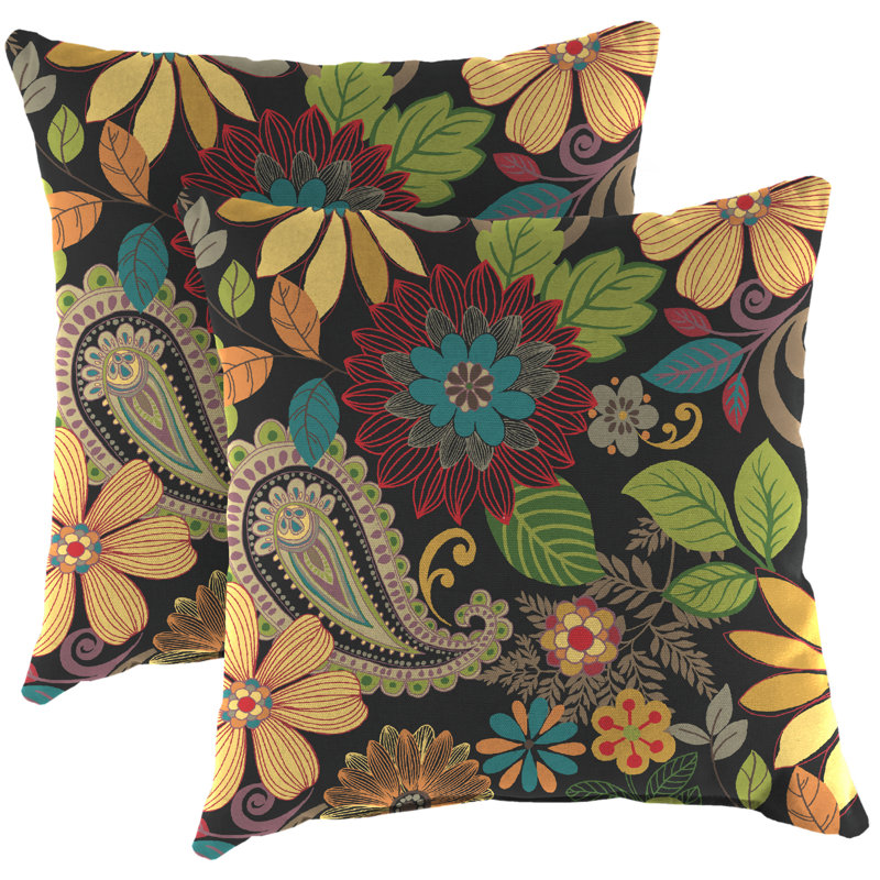 18" x 18" Outdoor Throw Pillow, Gaya Pizzaz