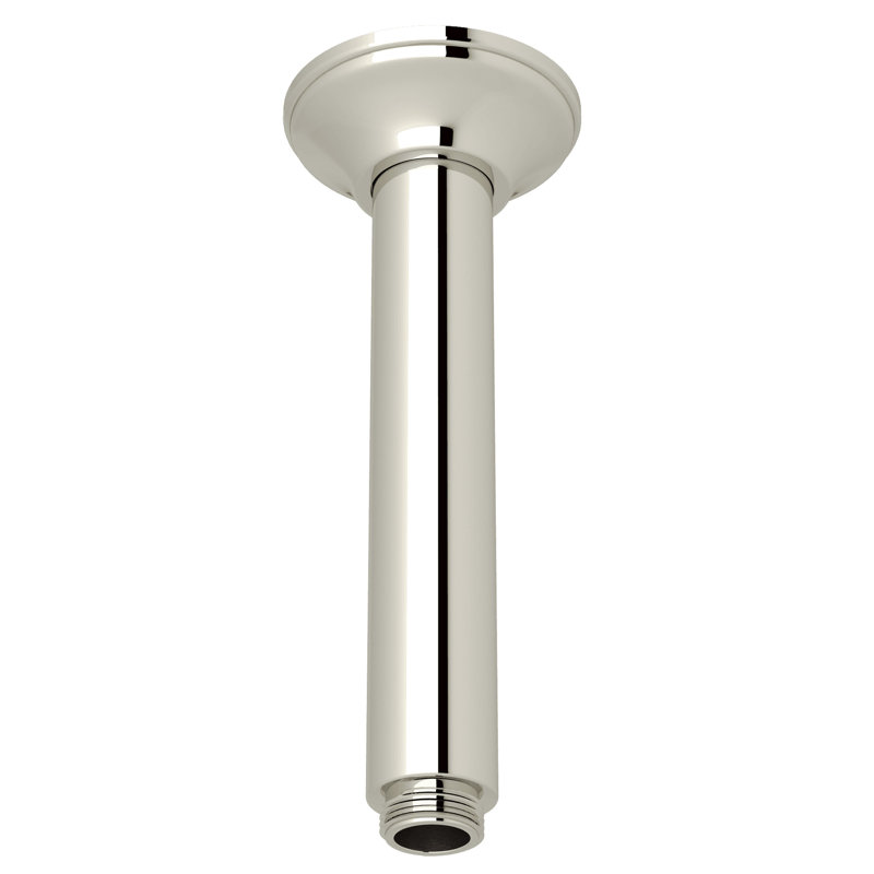 7" Ceiling Mount Shower Arm, Polished Nickel