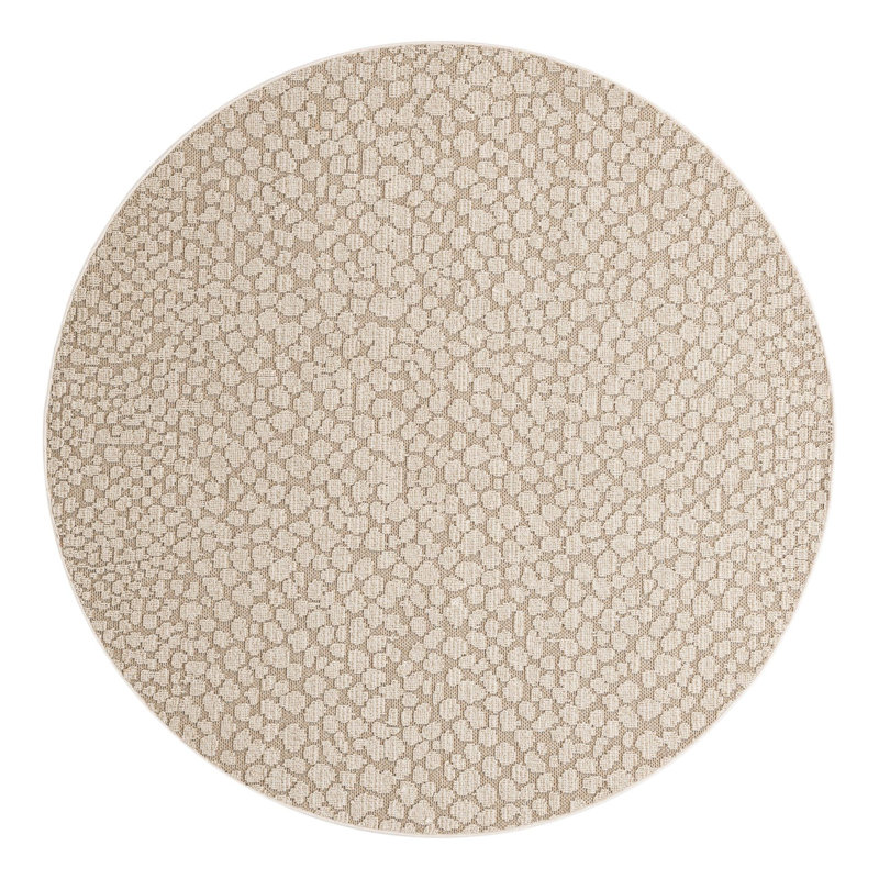Gurjot Indoor/Outdoor Area Rug, Round 7'10"