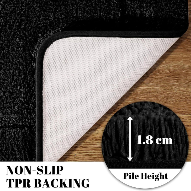 Bath Mat, Black