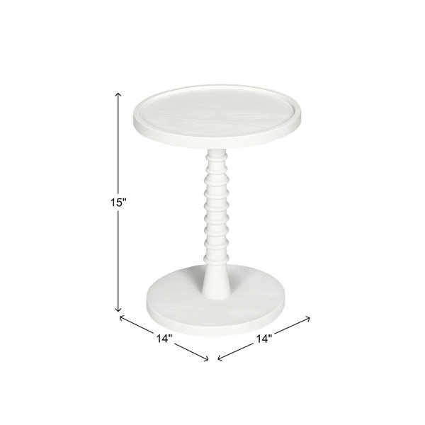 Threaded Mini Table Birch Lane™ Madeline Threaded Drink Table - Wayfair Canada