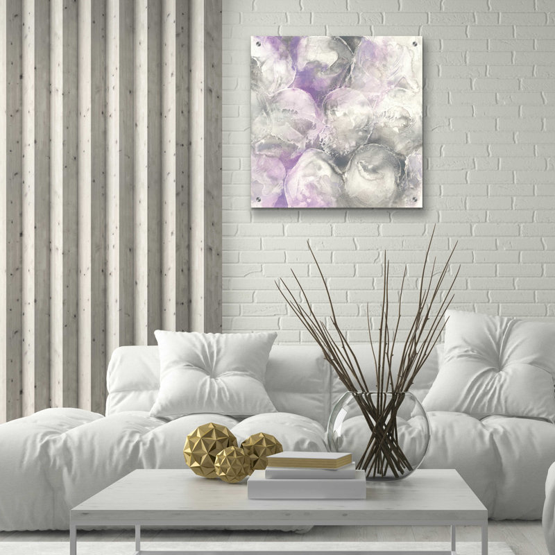 «Amethyst Circles II» par Chris Paschke, H 24 po x l 24 po x P 0,2 po