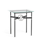 Equus Glass Top Side Table