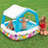 Intex Sunset Inflatable Baby Pool & Inflatable Ocean Scene Kids Pool