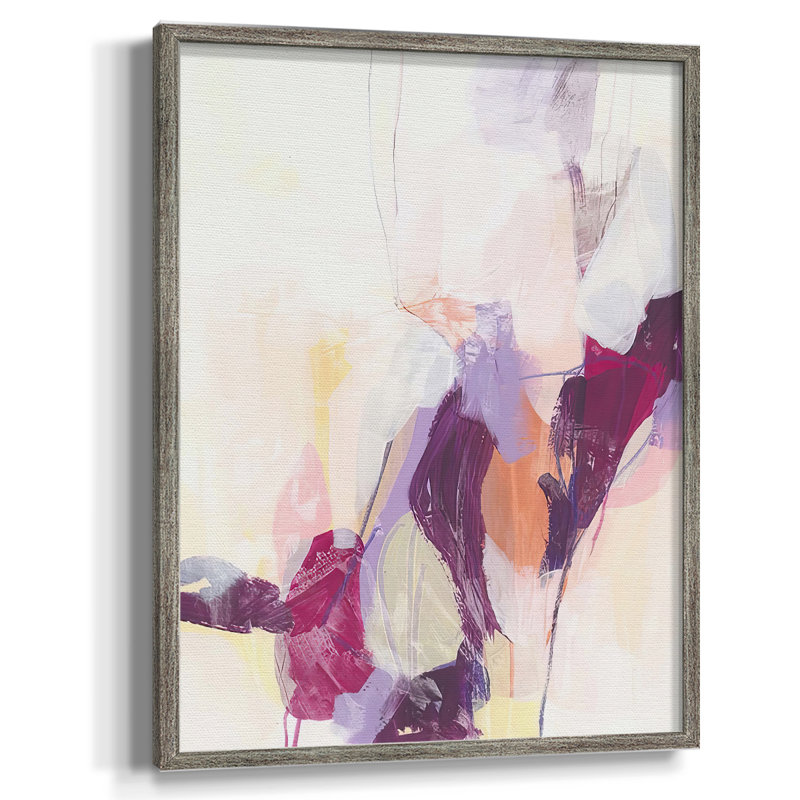 Impression polaire magenta polaire I - bois massif, H 21 po x l 17 po