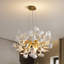 Lustre en céramique en forme de feuille, lustre en forme de branche-400072221