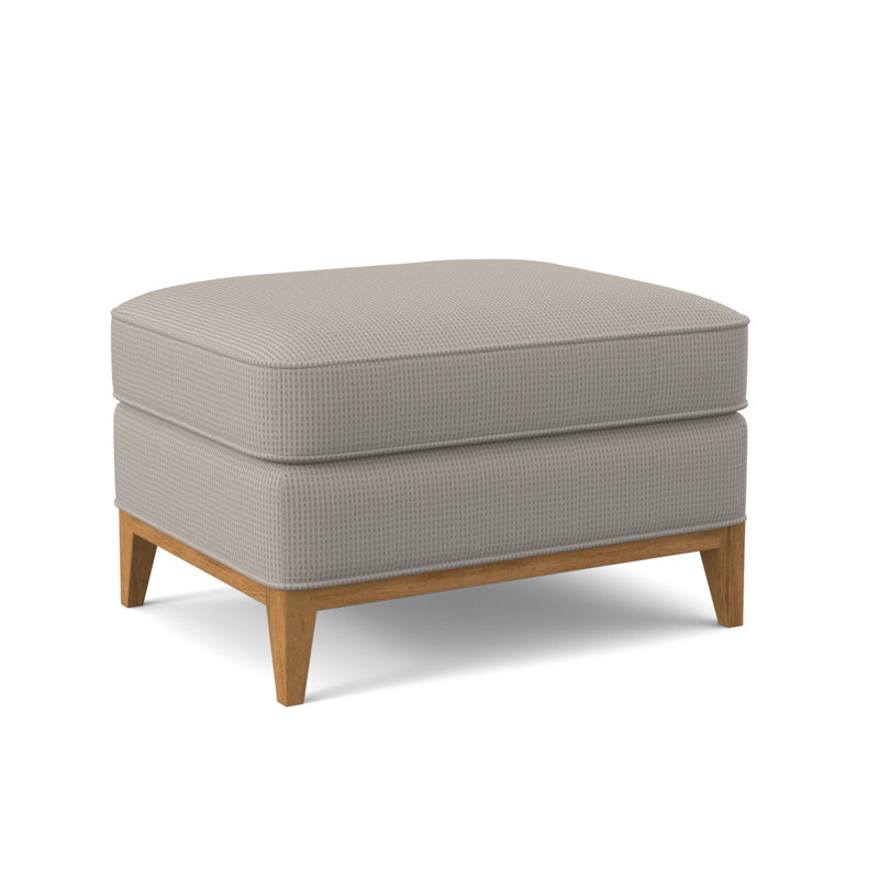 Sonoma Ottoman, Margaret Lagoon Polyester Blend, Amber