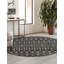 Tapis gris foncé en polypropylène tissé à la machine Briehn-307228100