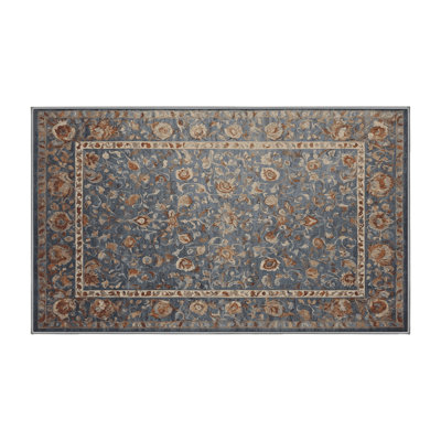Machine Washable Gray Area Rug