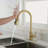 Touch Kitchen Faucet With Pull Down Sprayer-118388157