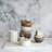 Stoneware Mug With Checkered Pattern