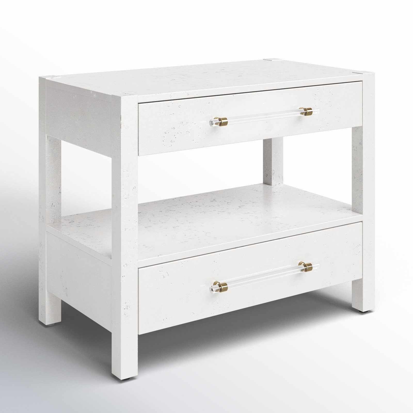 Omnia 2 - Drawer Nightstand, White