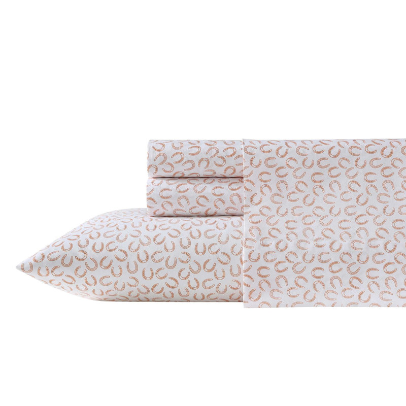 Wrangler Printed Cozy Novelty Sheet Sets, King Sheet Set with 2 Pillowcases, Cacti Green
