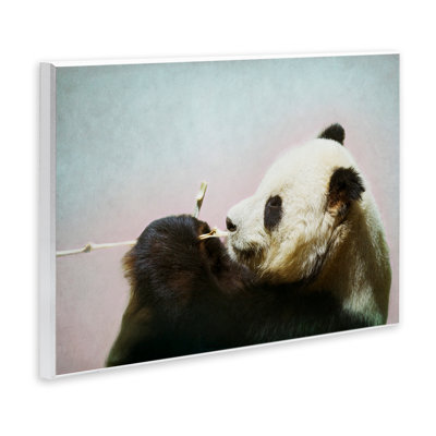 Wild Panda & Bamboo Wall Plaque, design by Roberta Murray